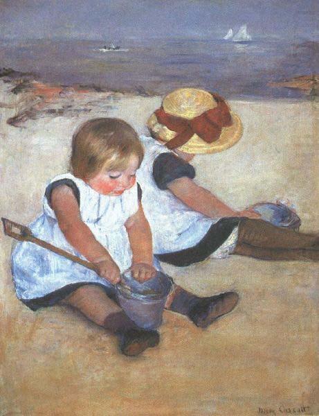 Mary Cassatt Children on the Beach china oil painting image